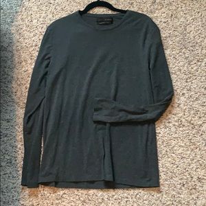 Charcoal Long Sleeve Tee - Zara
